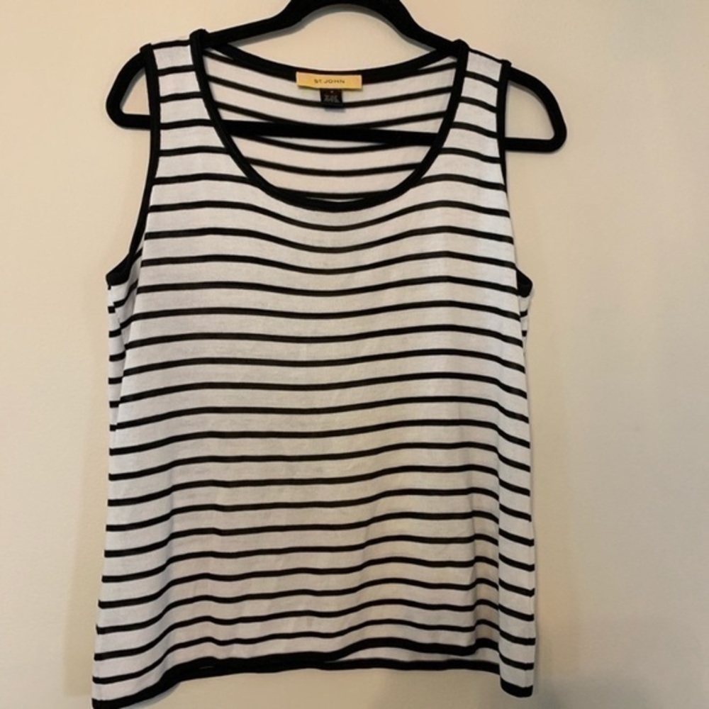 St John size medium striped tank